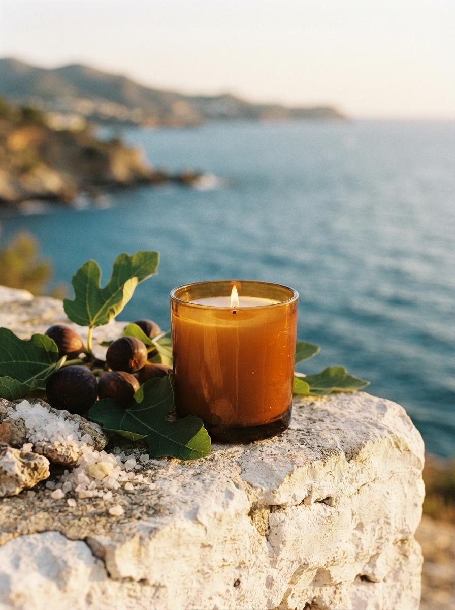 Vela de la colección Costa junto al mar Mediterráneo