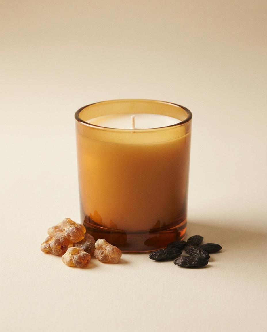Vela Ámbar Negro